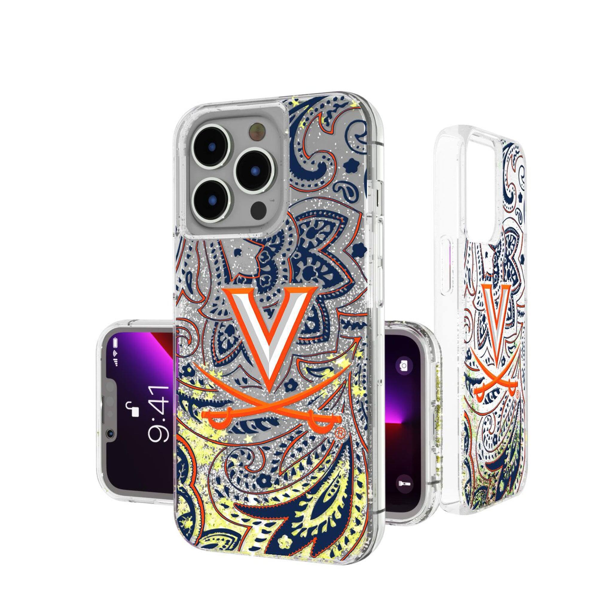 Keyscaper - NCAA - Virginia Cavaliers iPhone Glitter Paisley Design Case - 12 Pro Max - Multicolor price history on PriceWatchPro
