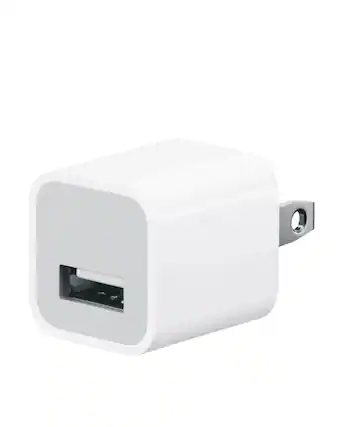 Front. MobileSentrix - 5W USB-A Power Wall Adapter Compatible For IPhone / IPad / Watch / IPod - OEM - White.