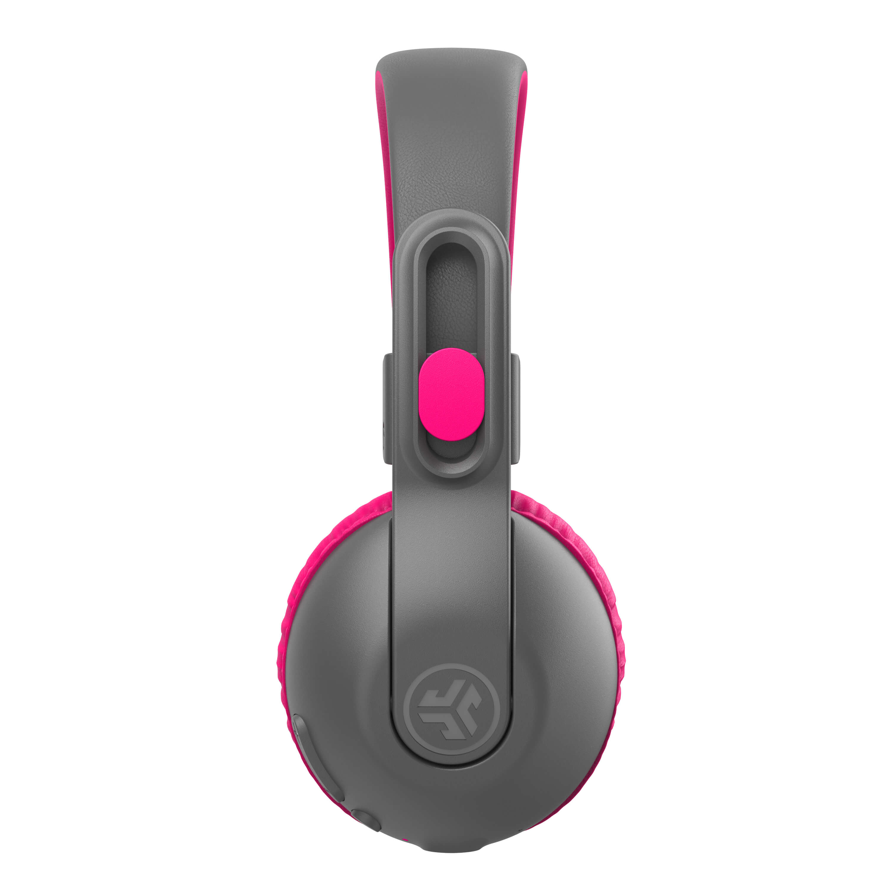 Angle. JLab - JBuddies Studio 2 Wireless Kids Headphones - Pink/Gray.