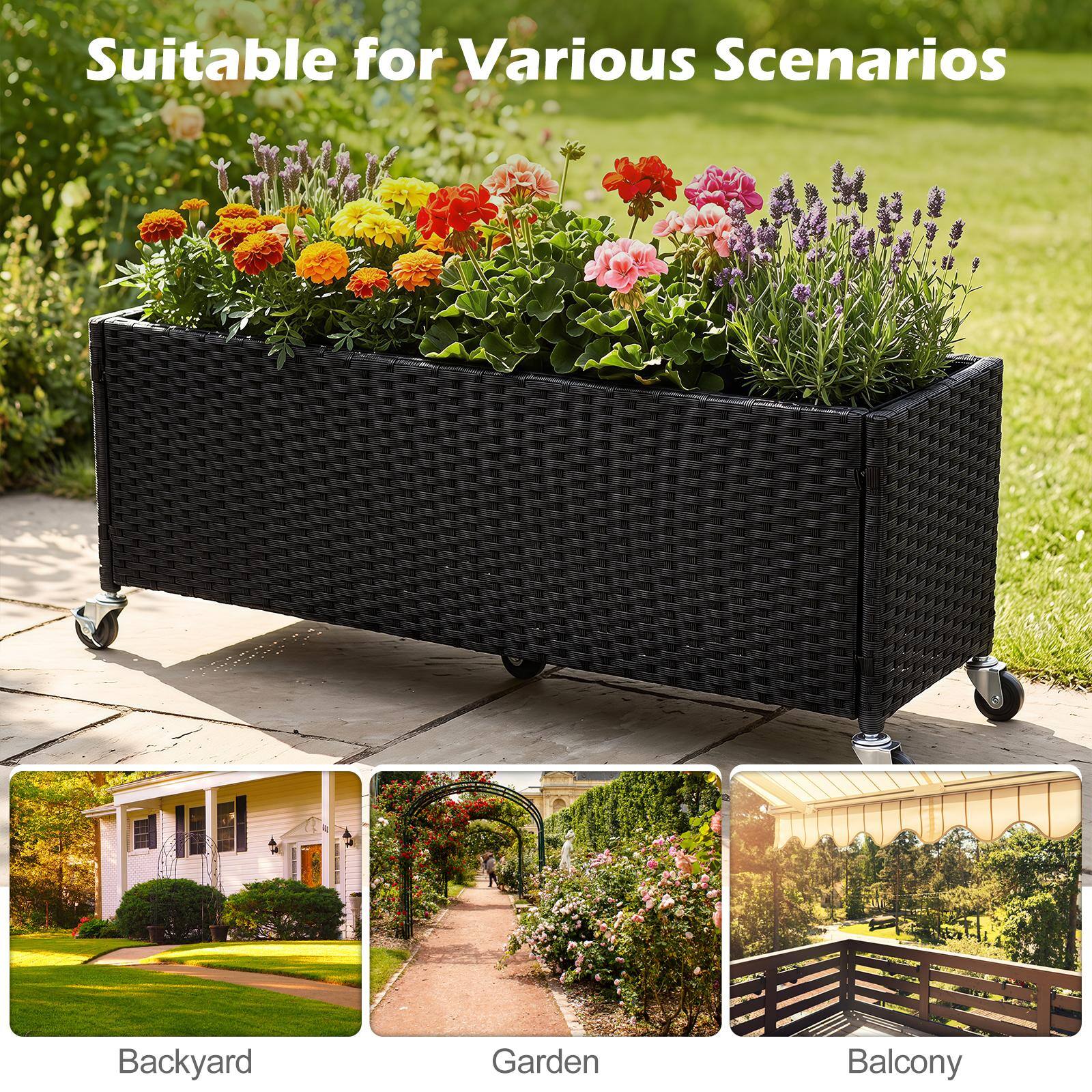 Suitable for Various Scenarios

Backyard  
Garden  
Balcony
