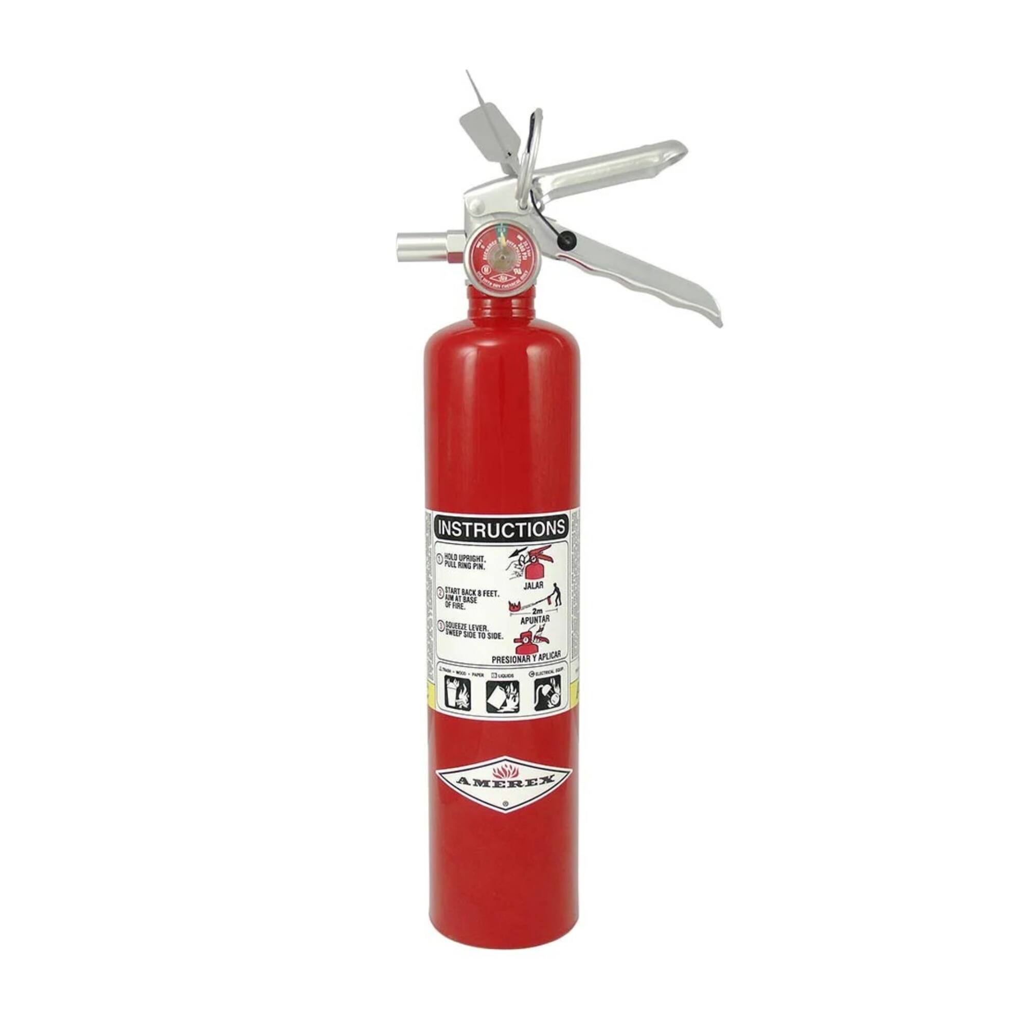 Amerex - B417T - 2.5 lb ABC Multi-Purpose Fire Extinguisher (UL 1A:10B:C Rated) - Red price history on PriceWatchPro