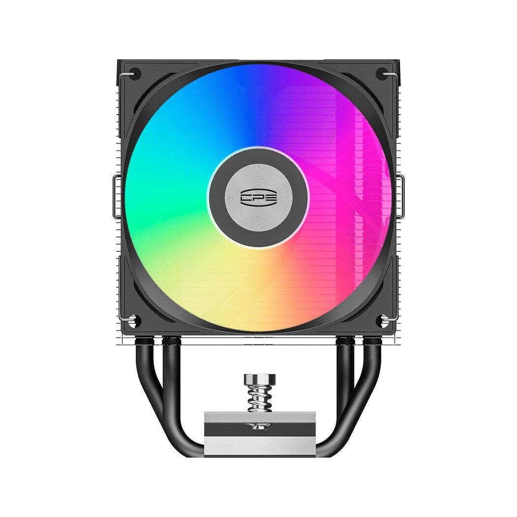 Angle. PCCOOLER - CPS R300 ARGB Hydraulic Bearing Air CPU Cooler - Black.