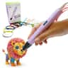 myFirst - 3dPen Artist - 3D Pen Starter Kit with 6 Colours Filaments, Design Template, Arts & Craft - Purple