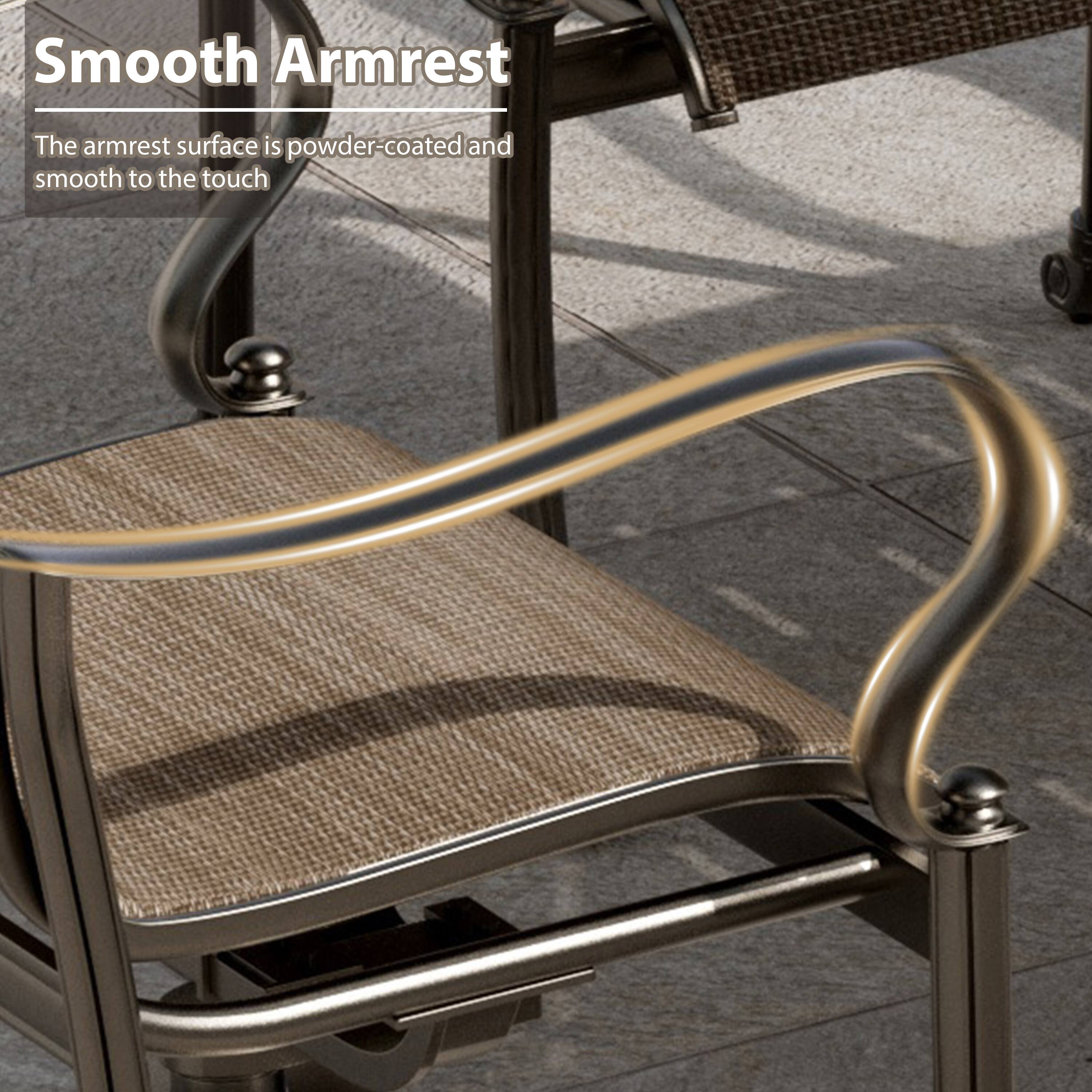 Smooth Armrest

The armrest surface is powder-coated and smooth to the touch
