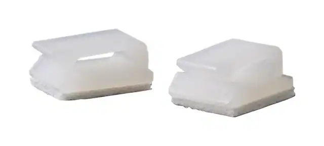 Front. Gardner Bender - Gardner Bender White Plastic Wire Clip - White.