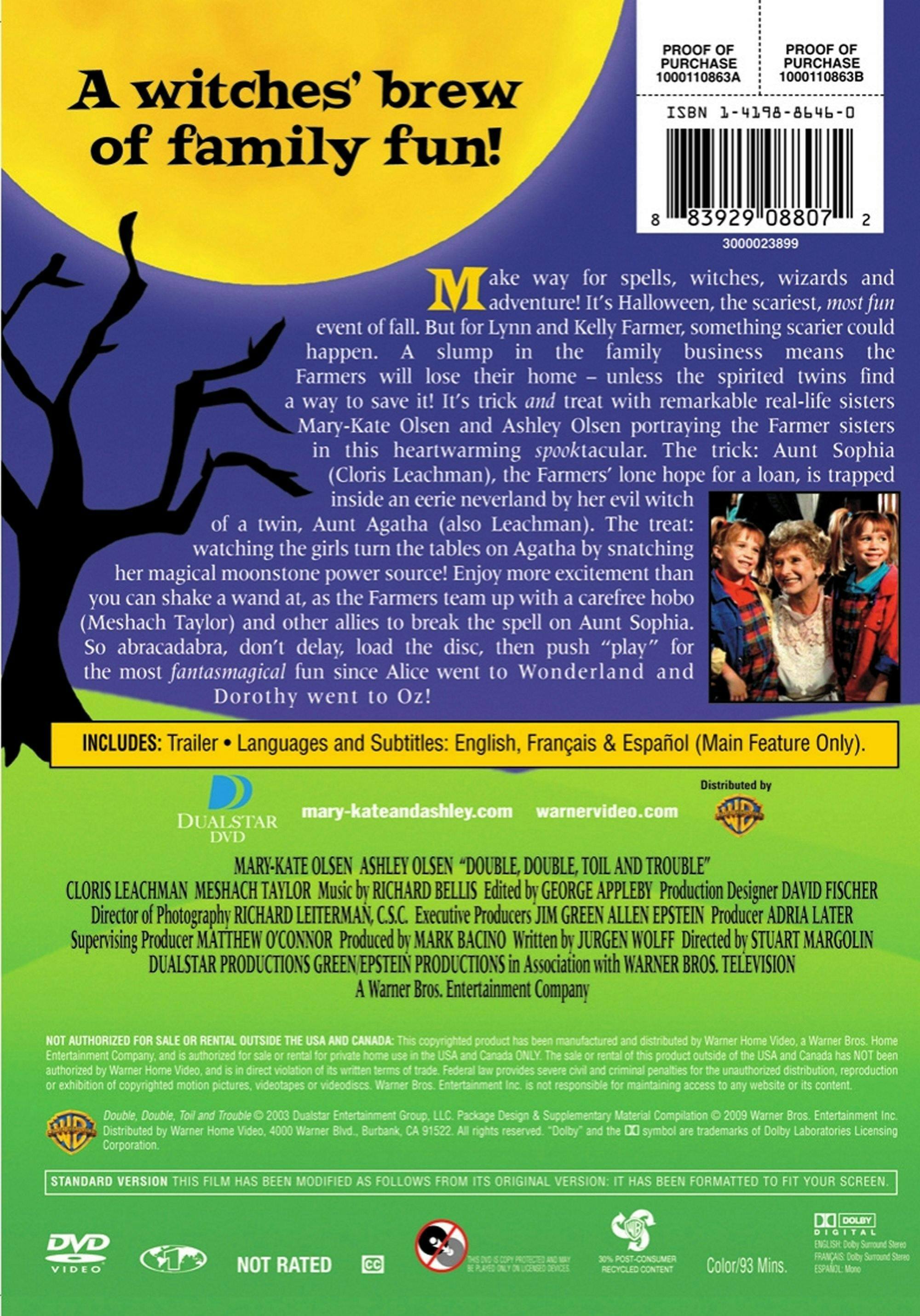 Angle. Double, Double, Toil and Trouble (DVD New Packaging) [DVD].