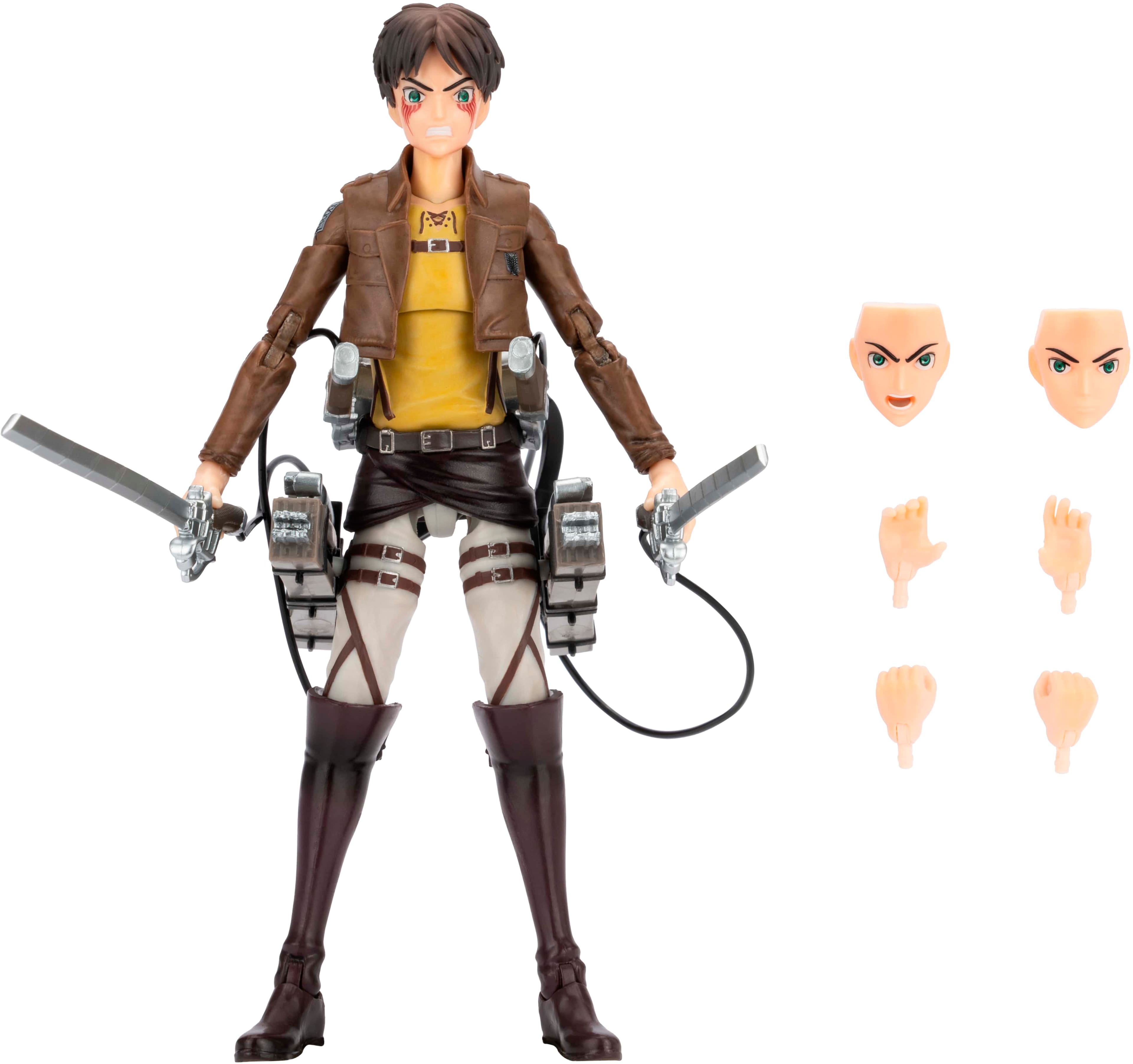 Front. Jazwares - Total Anime Eren Jaeger - 6.5" Figure.
