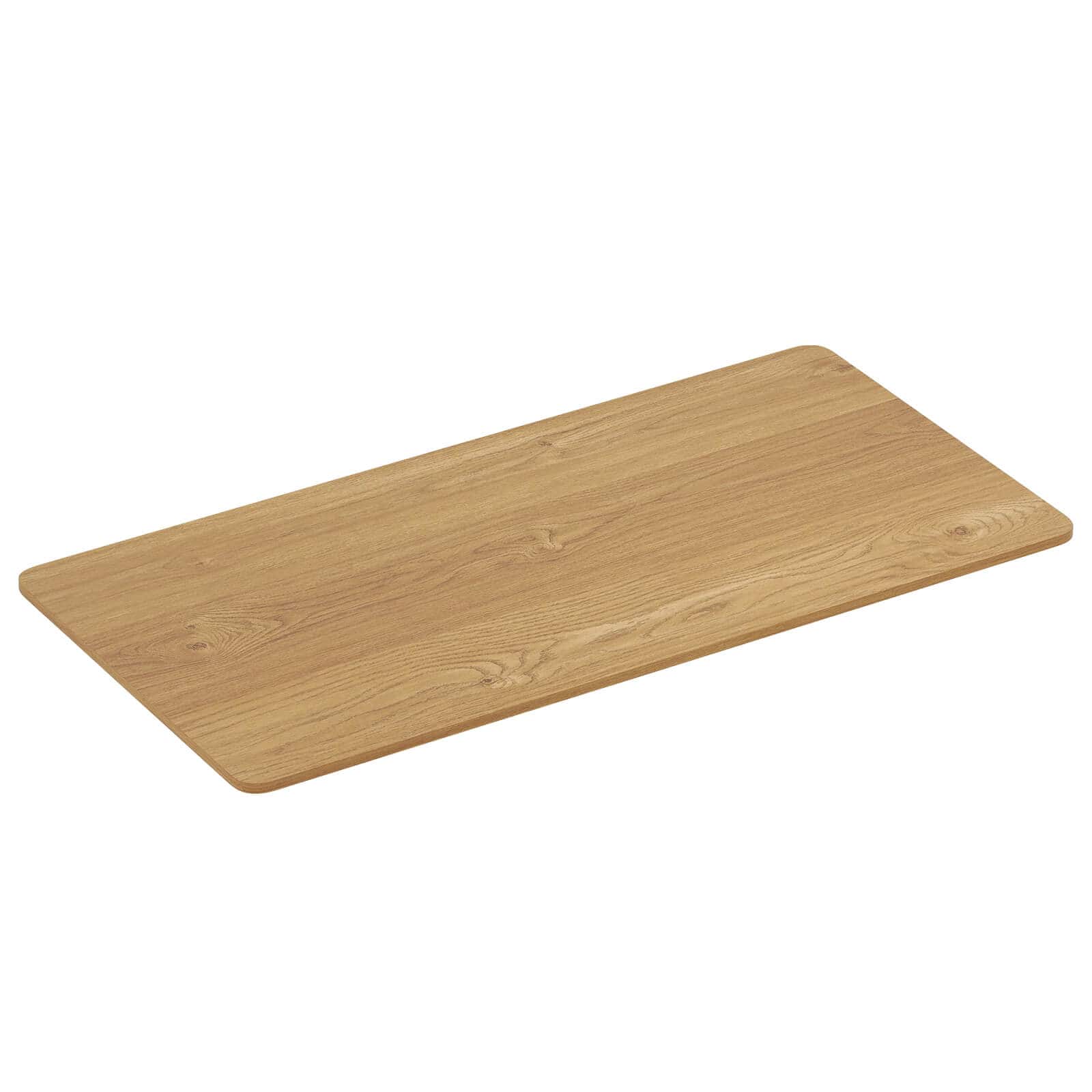 Costway - 48" x 24" Whole Piece Table Top with Safe Rounded Corners for Home Office Desk DIY - Natural