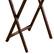 Alt View 8. PJ Wood - PJ Wood Folding TV Tray Tables with Compact Storage Rack, Walnut, 5 Piece Set - Walnut.