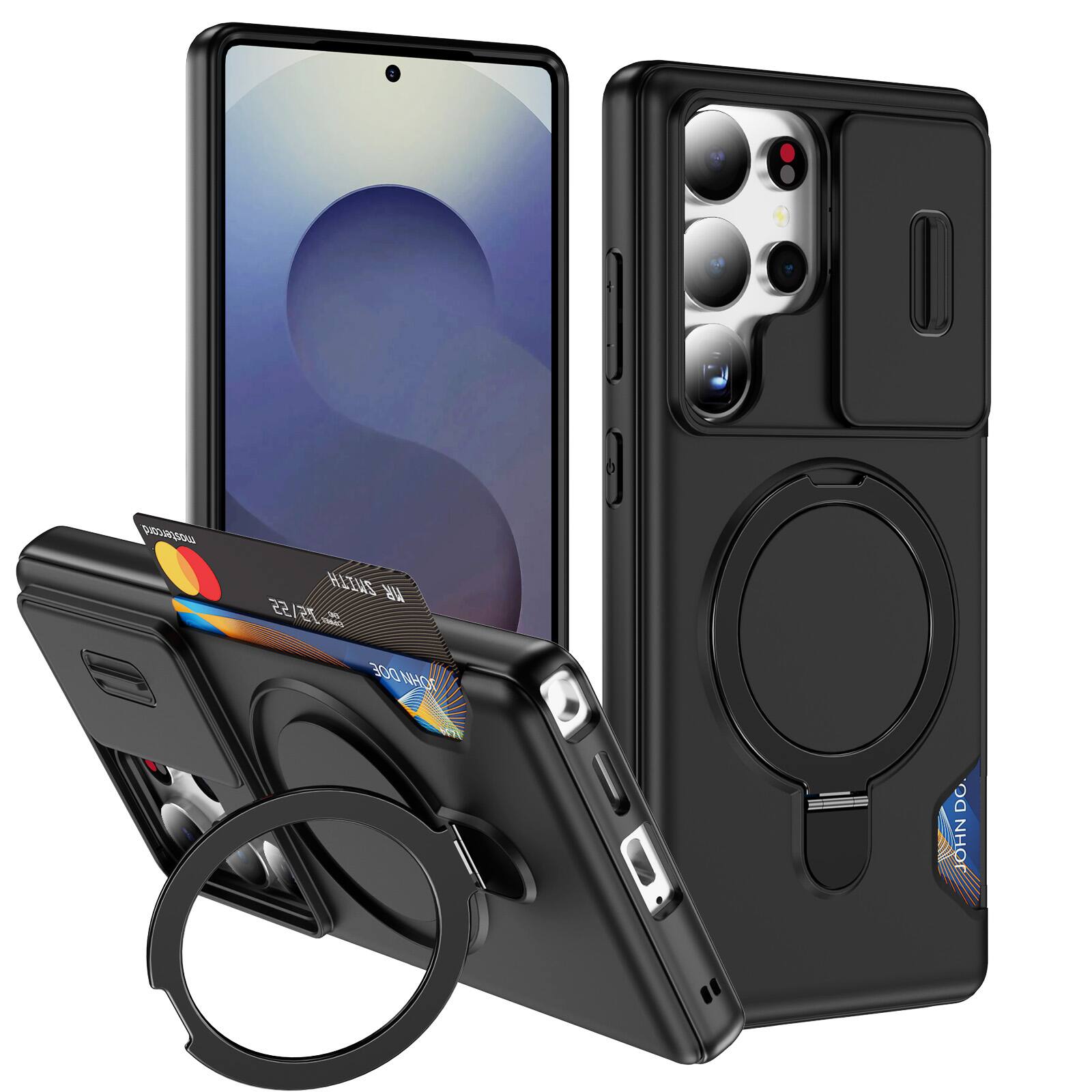 Dteck Shockproof Phone Case for Samsung Galaxy S25 Ultra with Ring ...