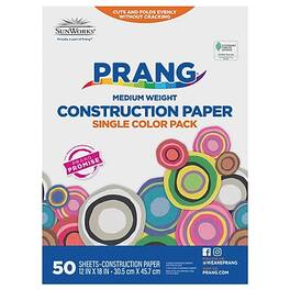 Prang - 12" x 18" Construction Paper, 50 Sheets/Pack - Yellow