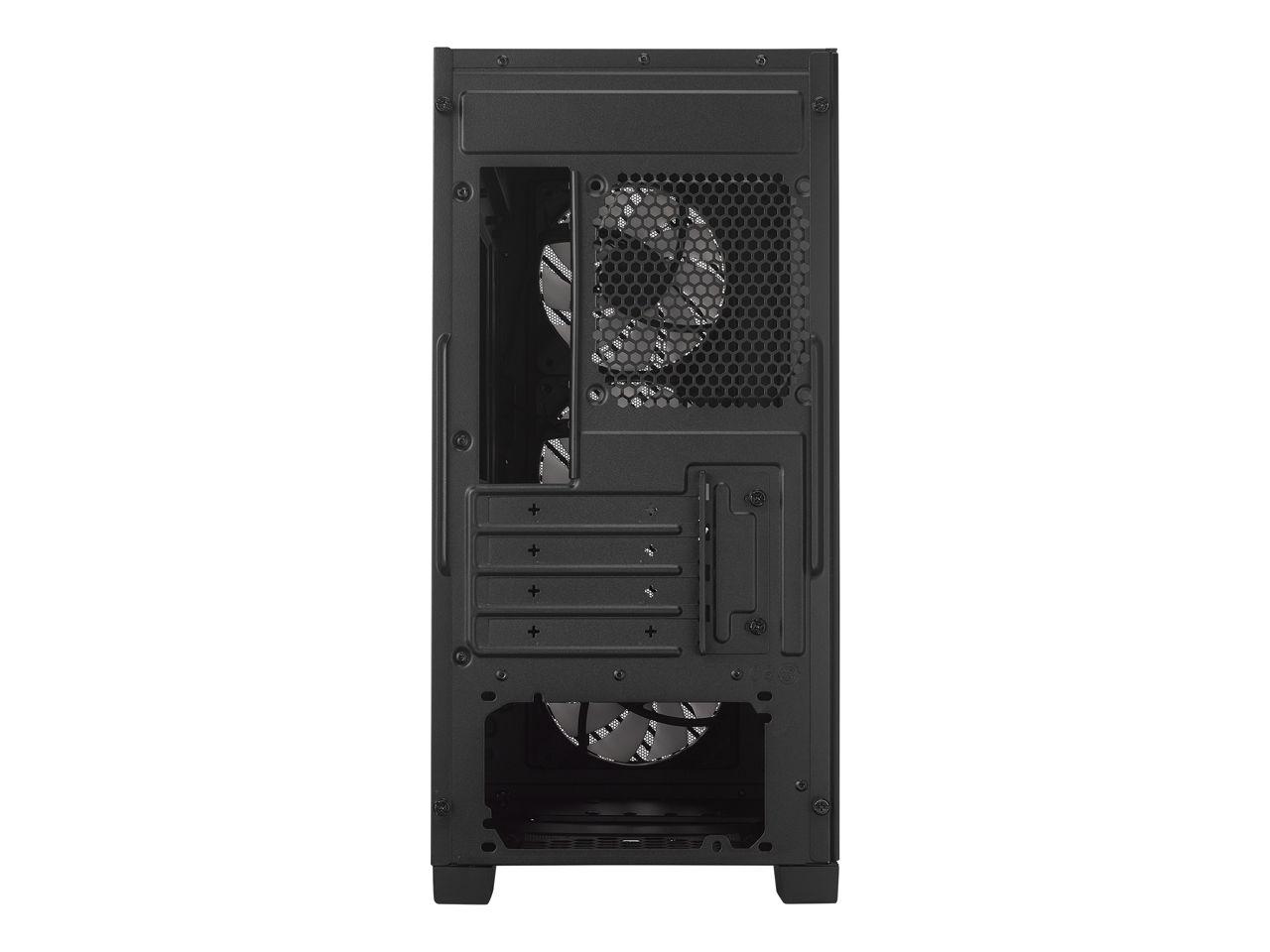 Alt View 4. Cooler Master - Cooler Master Elite 301 Micro-ATX High Airflow PC Case  - Black - E301-KGNN-S00 - Black.