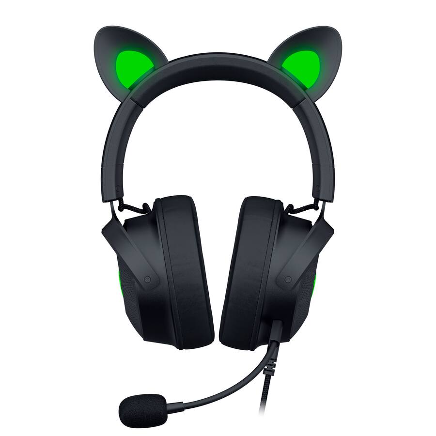 Razer Kraken Kitty V2 Pro Wired Over the Ear Gaming Headset for PC