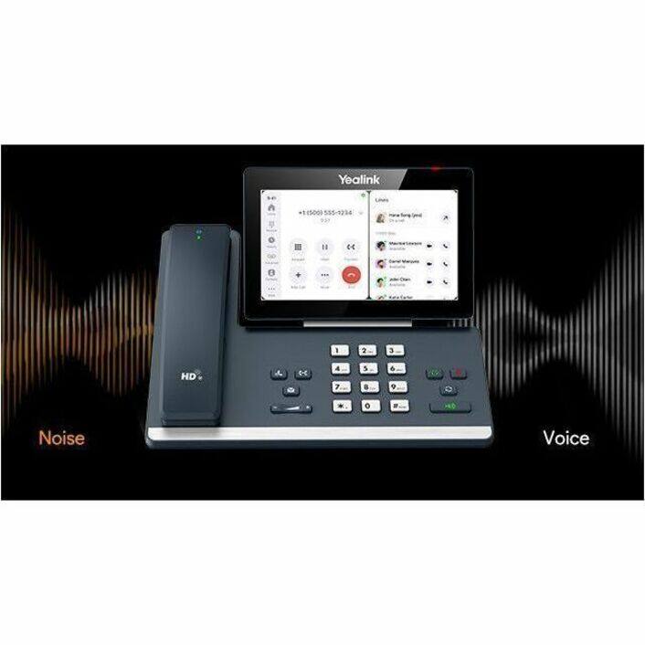 Yealink LIes +115003 555-1234 d " ee .. I 2 3 HD  4 7 5 a 6 9 - . Noise Voice