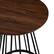 Alt View 32. Walker Edison - Modern Round Cage-Leg Side Table - Dark Walnut.