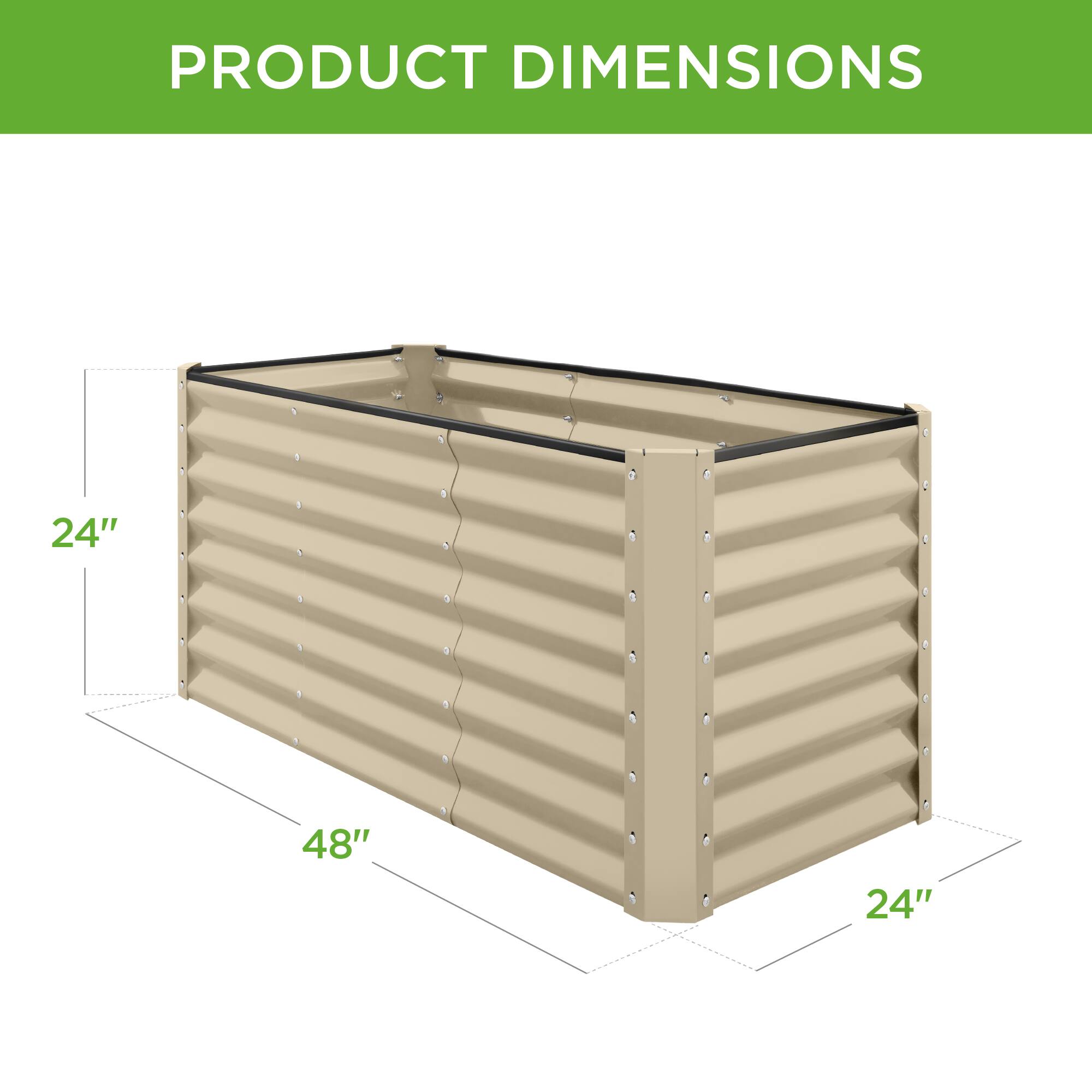 PRODUCT DIMENSIONS

24"  
48"  
24"