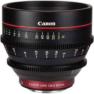 11- I 12 I 14 I 16 20 Canon 111II I I I I I 30 40 60 120 8 ft -G,E I I 4 3 4' 9 I 4'9 I 5 I 5 / e  3 CANON LENS CN-E 85mm
