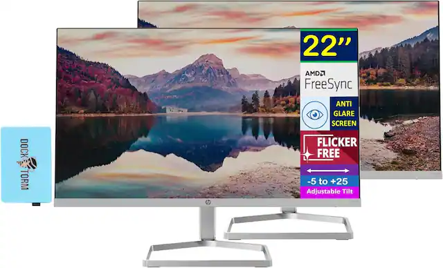 22" AMD FreeSync Anti Glare Screen Dock TORM
Flicker Free
-5 to +25 Adjustable Tilt