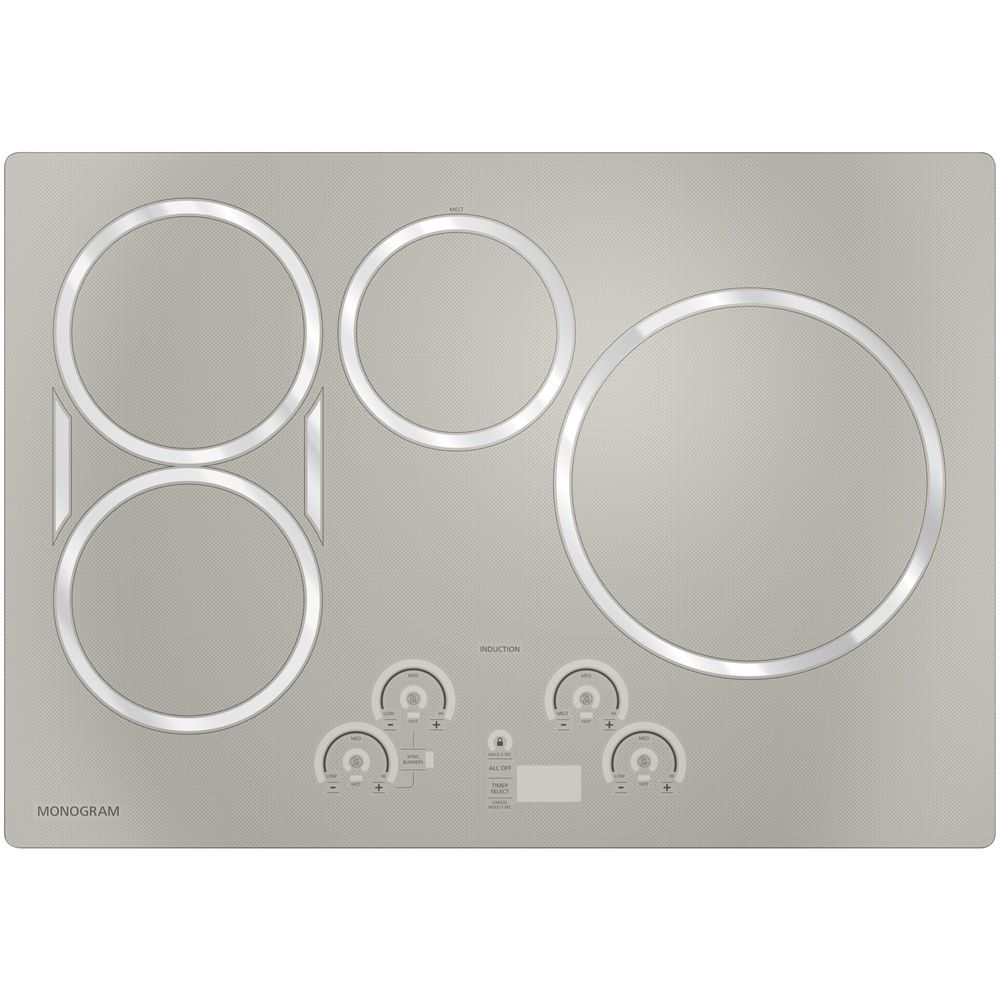 Monogram – 29.9″ Electric Induction Cooktop – Silver