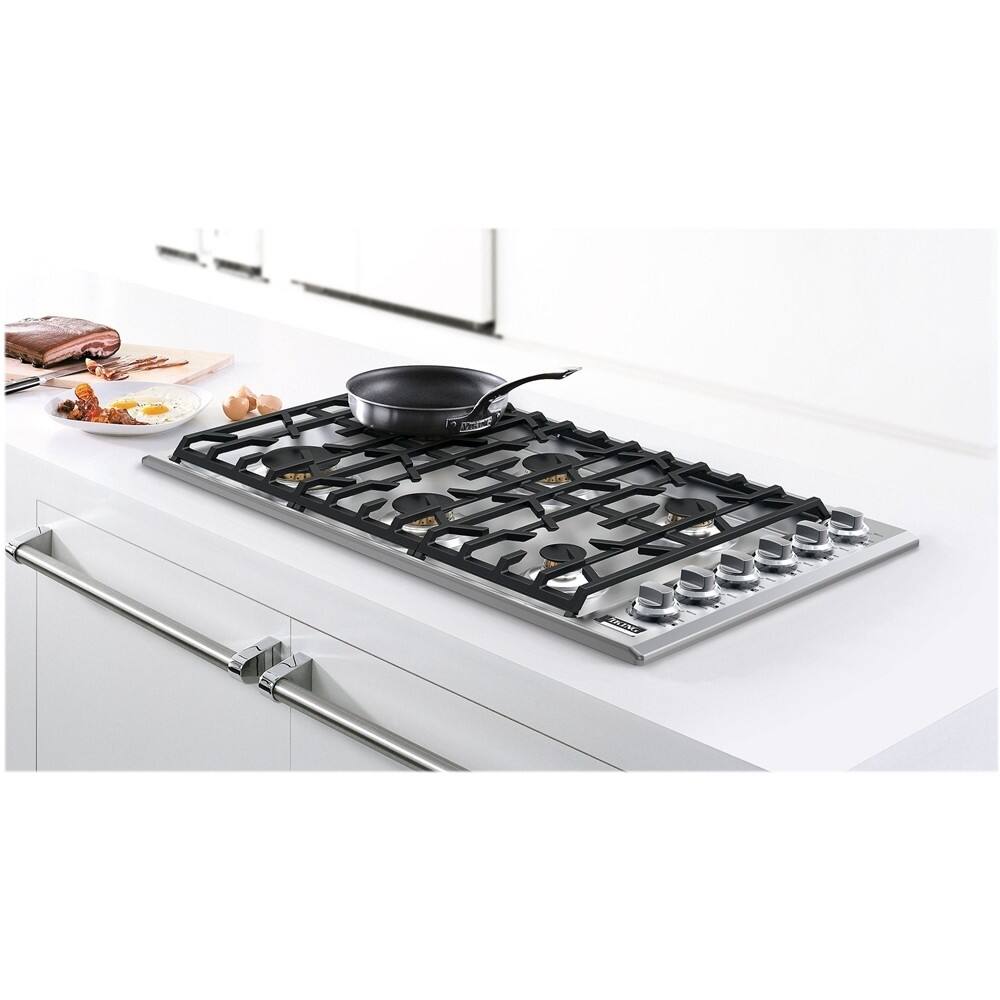 Viking 36 Gas Cooktop Stainless Steel RVGC33615BSS - Best Buy