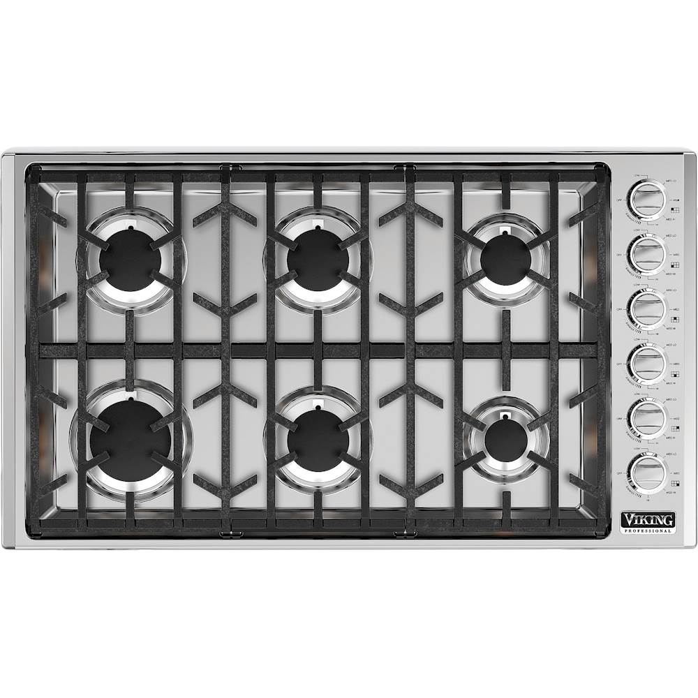 VIKING PROFESSIONAL 36 STAINLESS GAS COOKTOP (BURNER + GRILL/GRIDDLE) -  appliances - by owner - sale - craigslist