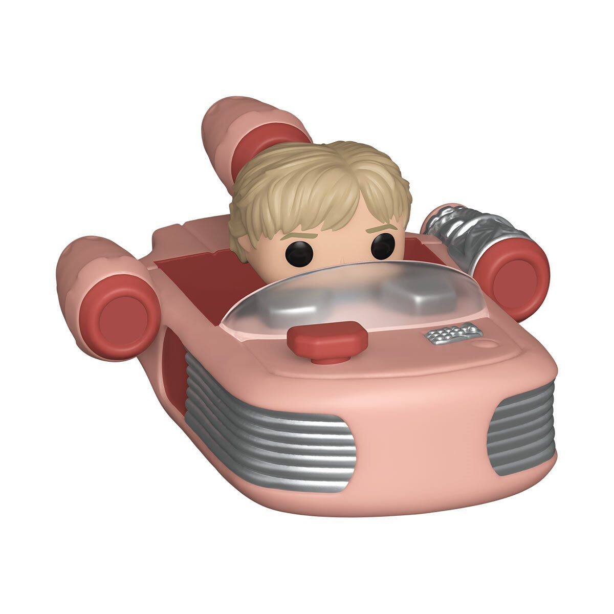 Left. Funko - Funko Bitty POP! Ride: Star Wars - Speeder with Luke   - COLLECTIBLES - Multicolor.