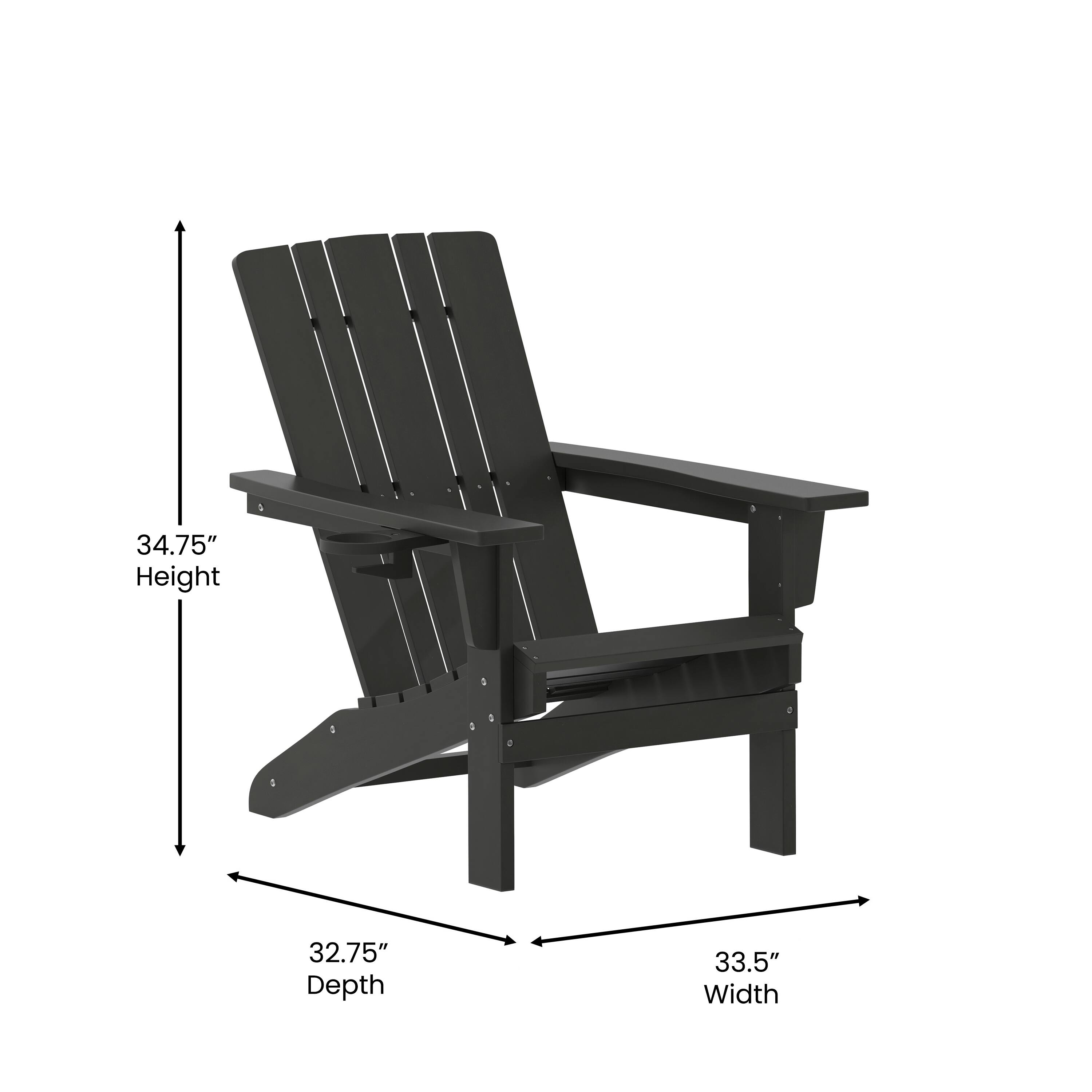 34.75" Height  
32.75" Depth  
33.5" Width