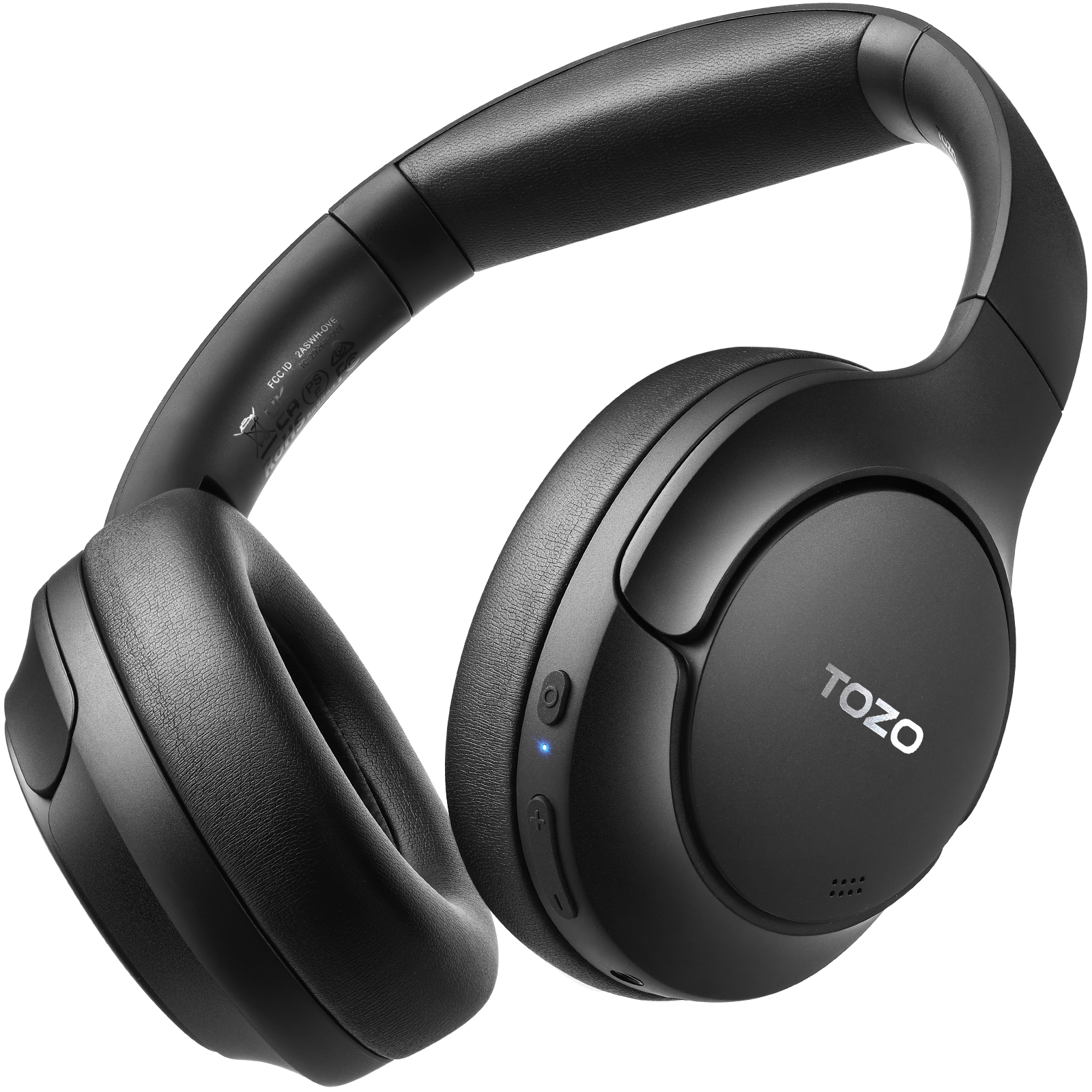 TOZO - H10 Hybrid Active Noise Cancelling Wireless Headphones - Black