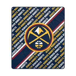 Pegasus - Denver Nuggets 60" x 70" Diagonal Lined Wordmark Ultra Soft Blanket - Multicolor