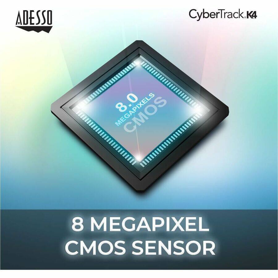ADESSO CyberTrack K4  
8.0 MEGAPIXEL CMOS SENSOR  
8 MEGAPIXEL CMOS SENSOR