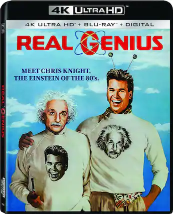 Front. Real Genius - 4K Blu-Ray.