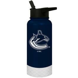 Great American Products - Vancouver Canucks 32oz. Logo Thirst Hydration Water Bottle - Multicolor