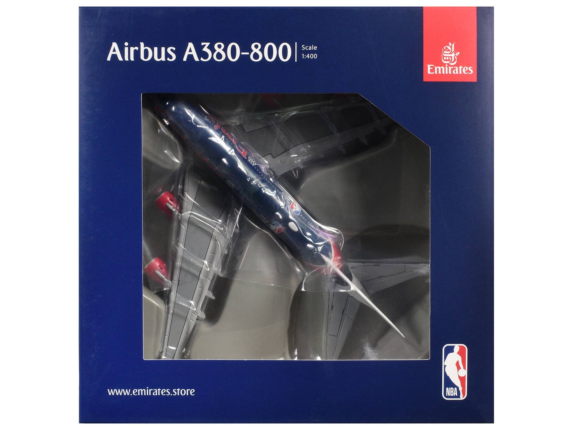 Airbus A380-800  
Scale 1:400  

Emirates  

www.emirates.store  

NBA