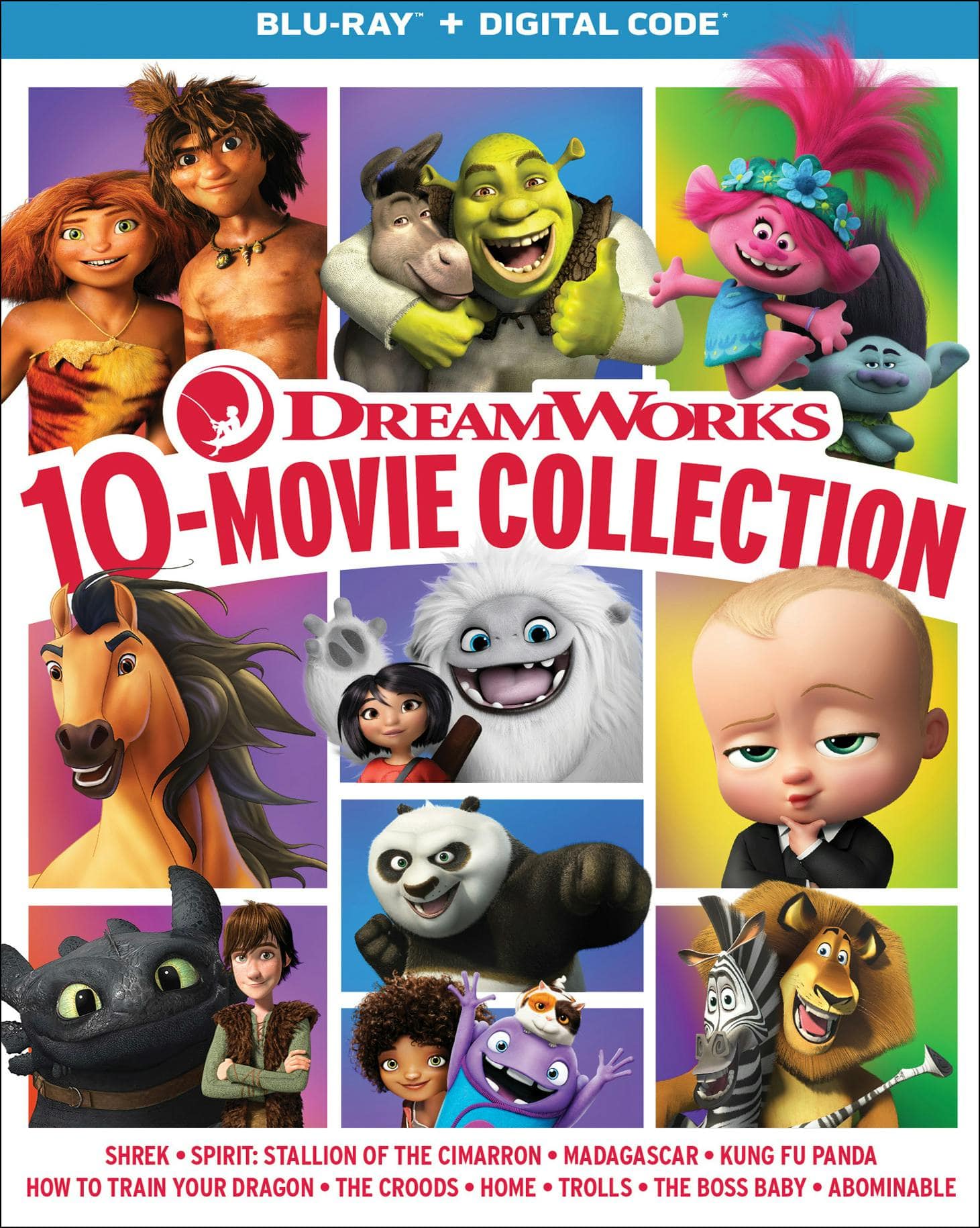 Front. DreamWorks 10-Movie Collection (Blu-ray + Digital Copy) [Blu-ray].