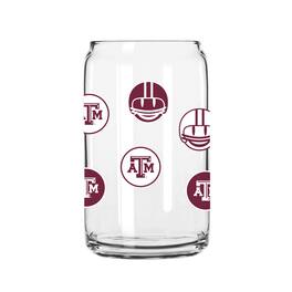 Logo Brands - Texas A&M Aggies 16oz. Smiley Can Glass - Multicolor
