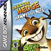 Front Detail. DreamWorks Over the Hedge: Hammy Goes Nuts - Game Boy Advance.