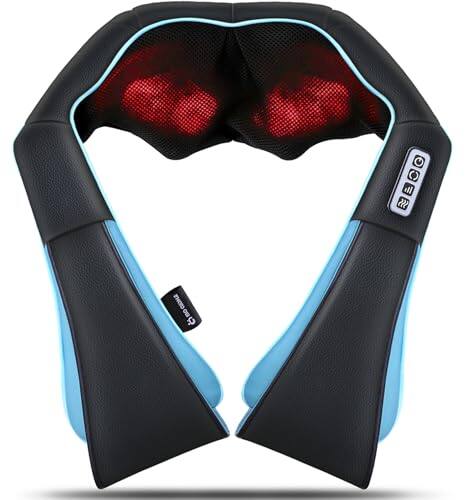Front. Vulpecula Spade - Shiatsu Back Shoulder and Neck Massager with Heat, Electric Deep Tissue 4D Kneading Massage, Best Gifts for Women Men.