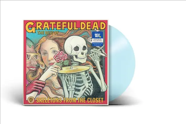 Front. Skeletons from the Closet: The Best of Grateful Dead [Blue Vinyl] [Only @ Best Buy] [LP].