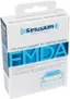 The text on the image is grouped and corrected as follows:

"This package contains a Direct Adapter FM for SiriusXM Satellite Radio. It provides a static-free FM stereo audio connection directly to the vehicle's radio and into the SiriusXM Satellite Radio. This adapter is compatible with SiriusXM Satellite Radios and works exclusively with SiriusXM Satellite Radios. See the included instructions for a complete list of compatible vehicles."