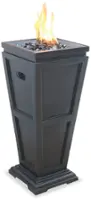 Mr. Bar-B-Q - Fire Column Tall - Black - Front_Zoom