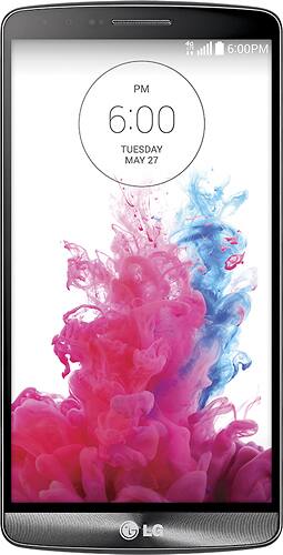  T-Mobile Prepaid - LG G3 4G No-Contract Cell Phone - Metallic Black