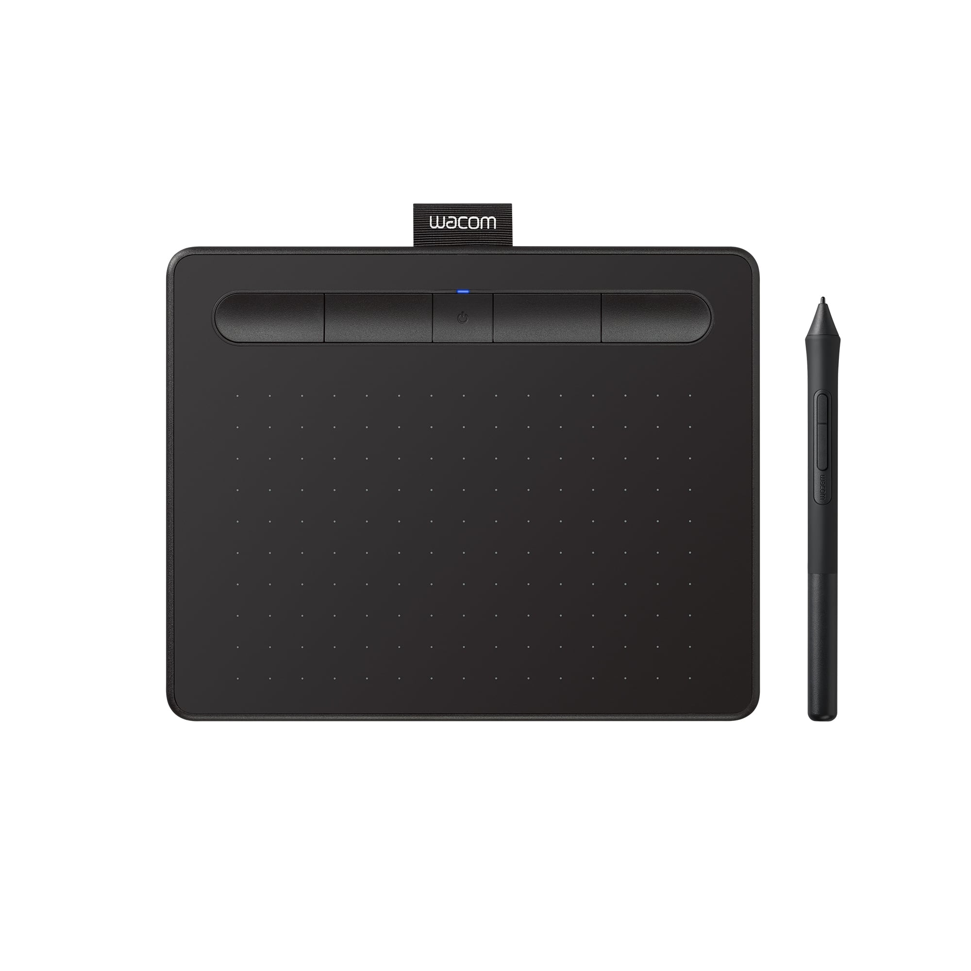 Wacom - Intuos Graphic Drawing Tablet for Mac, PC, Chromebook & Android (Small) with Software Included (Wireless) - Black