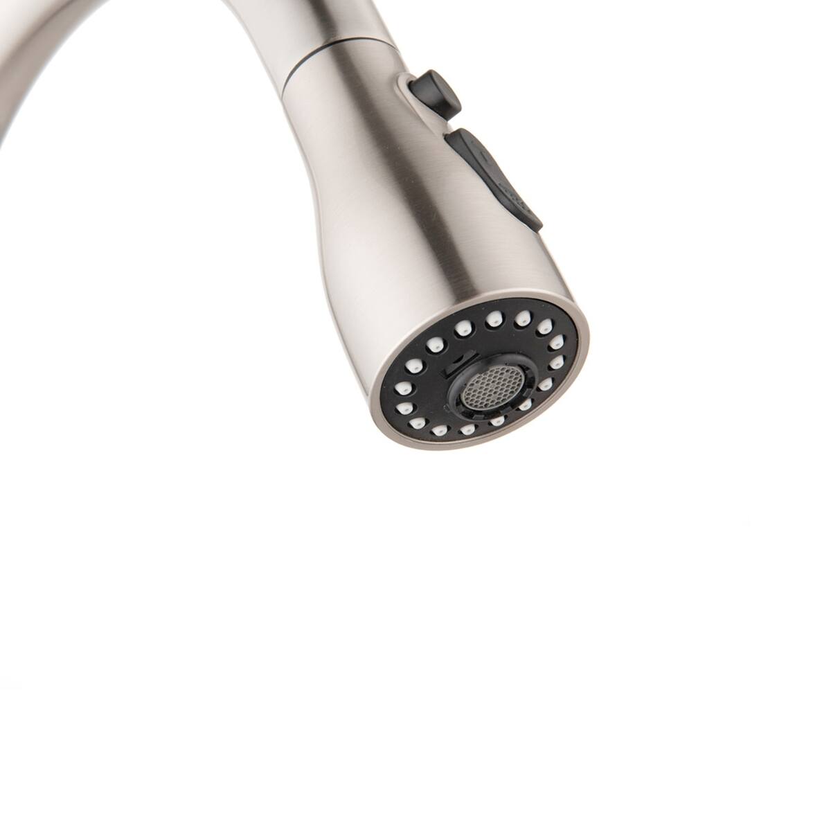 Alt View 2. Ropilly - Ropilly Single Handle Pull Down Kitchen Faucet, Brushed Nickel, High Arc Swivel Spout - Brushed Nickel.