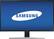 Front. Samsung - 31.5" Curved HD Monitor - Glossy Black/Metallic.