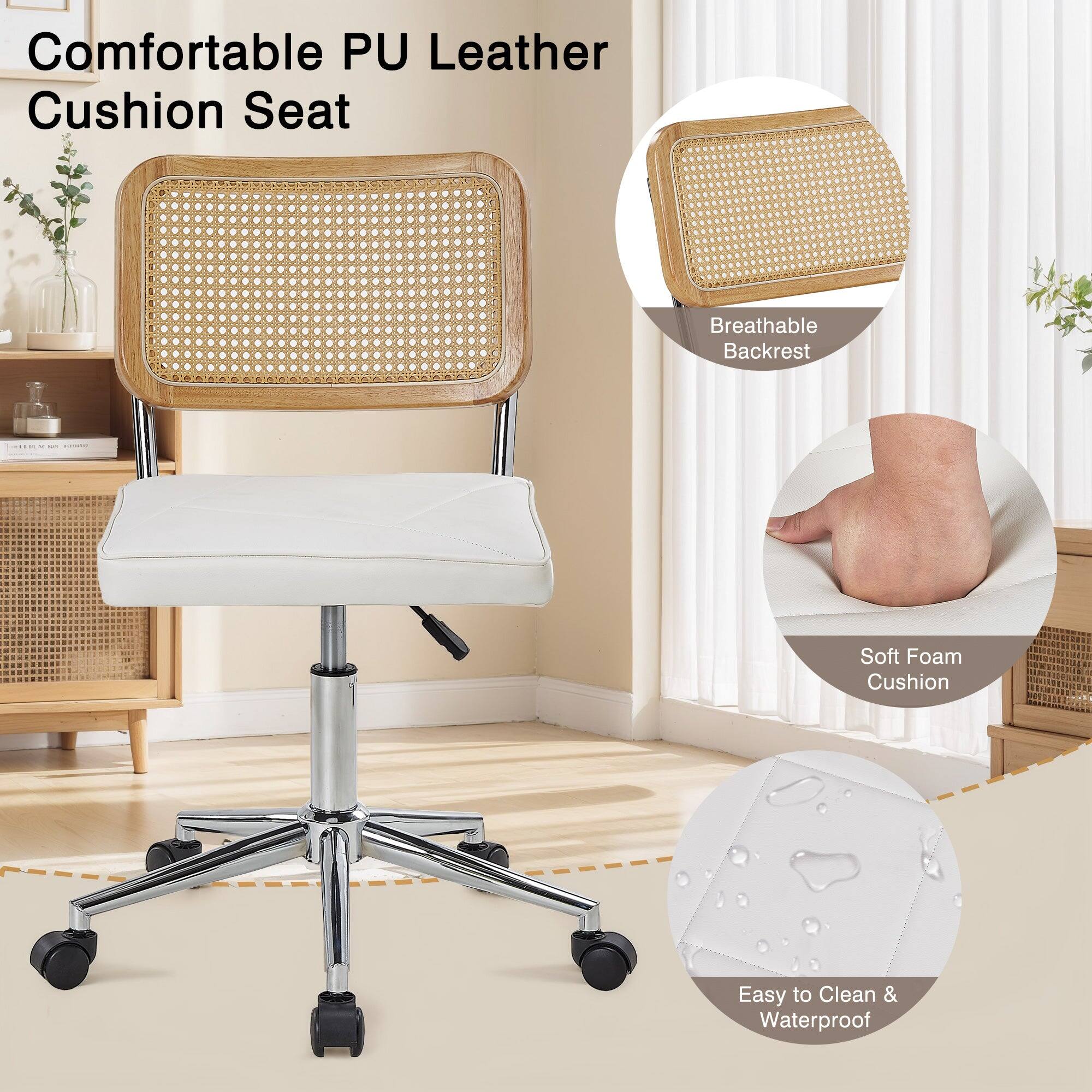 Comfortable PU Leather Cushion Seat

- Breathable Backrest
- Soft Foam Cushion
- Easy to Clean & Waterproof