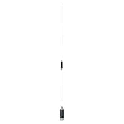 Front. Browning - Amateur Dual-Band 144 to 148 MHz/430 to 450 MHz Pretuned NMO Antenna - Chrome.