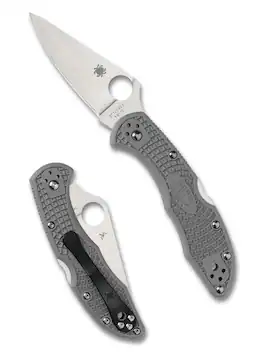 C11FPGY SPYDERCO DELICA4 FFG PLAINEDGE GREY