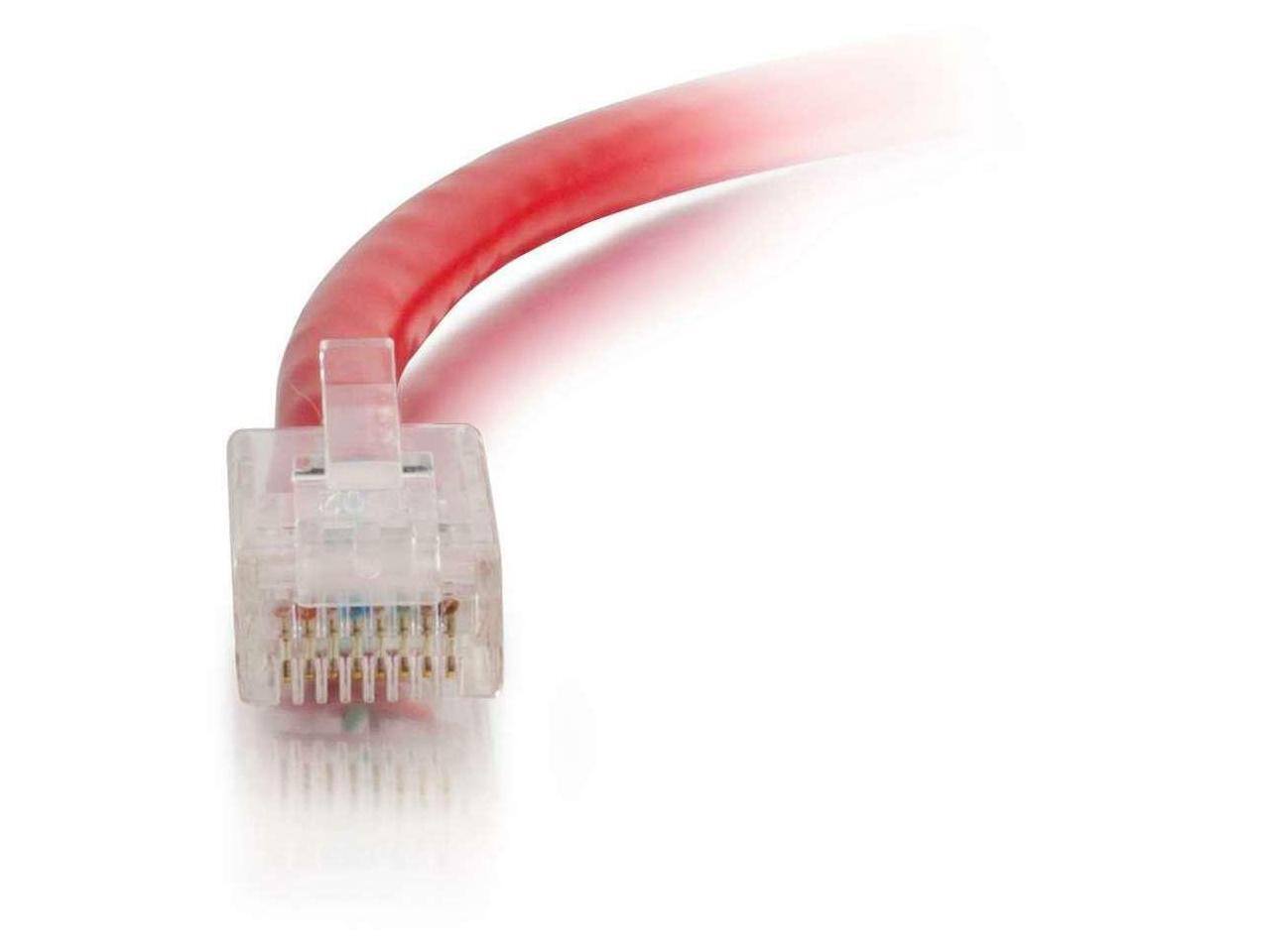 Alt View 5. Cables to Go - C2G 04152 Cat6 Cable - Non-Booted Unshielded Ethernet Network Patch Cable, Red (5 Feet, 1.52 Meters).