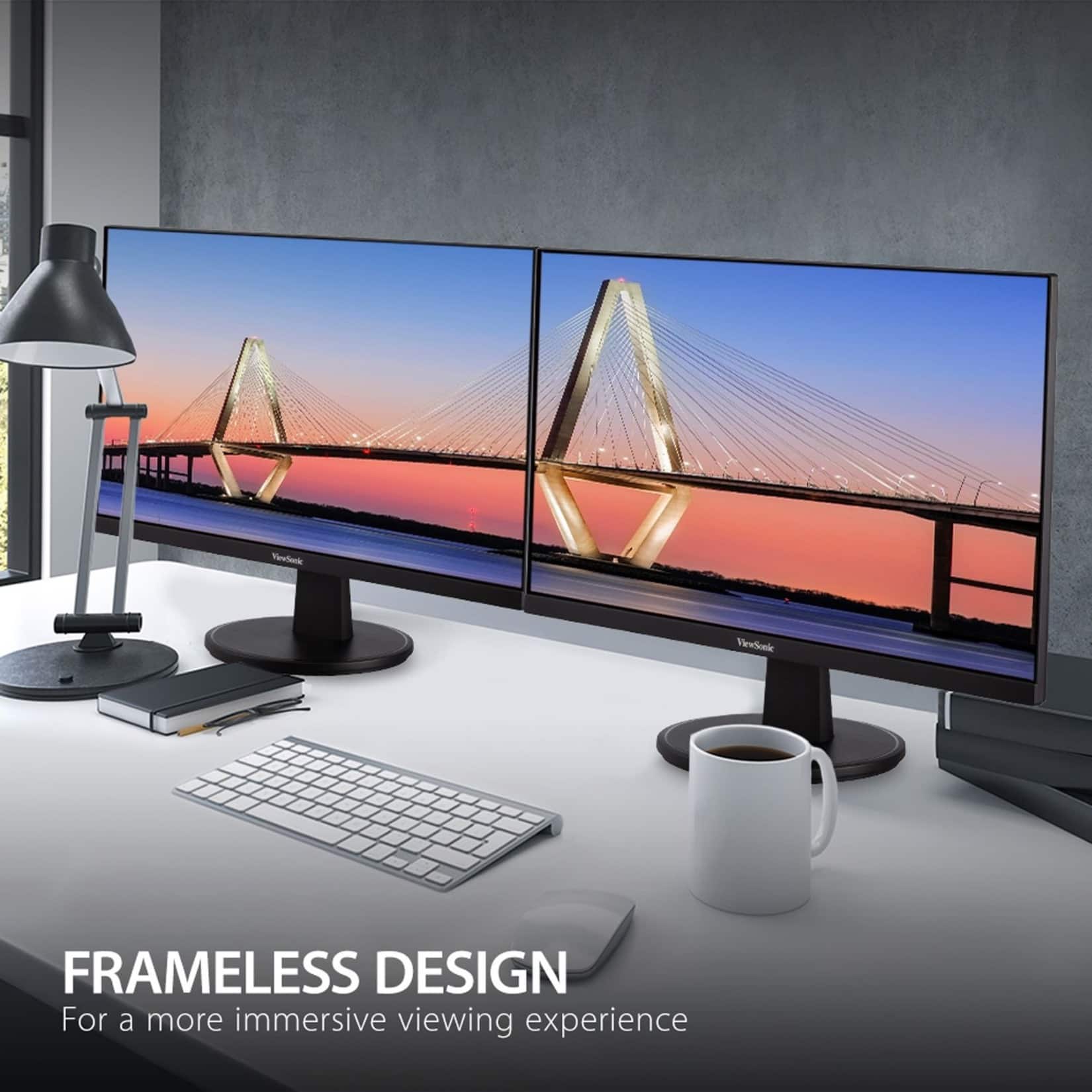 Alt View 24. ViewSonic - VA2447-MH 24" LCD FHD Adaptive Syn Monitor (HDMI, VGA) - Black.