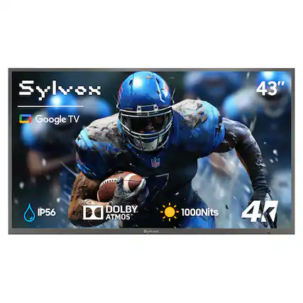 Sylvex Google TV 43" PS EL IP56 w0" DOLBY ATMOS 1000Nits 4K